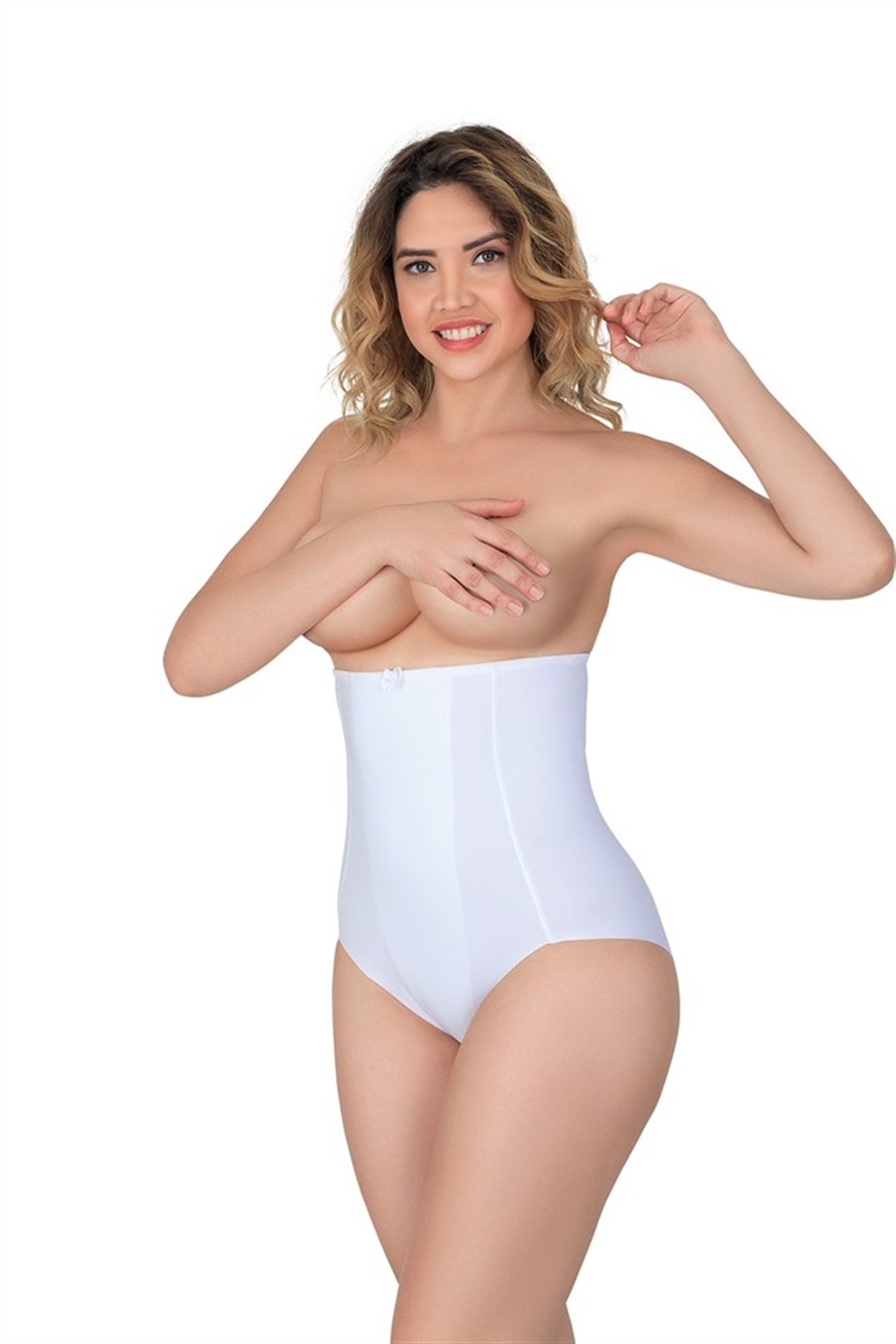  2920 Karın Toparlayıcı Destekli Lazer Slip Lohusa Korse - Lohussa