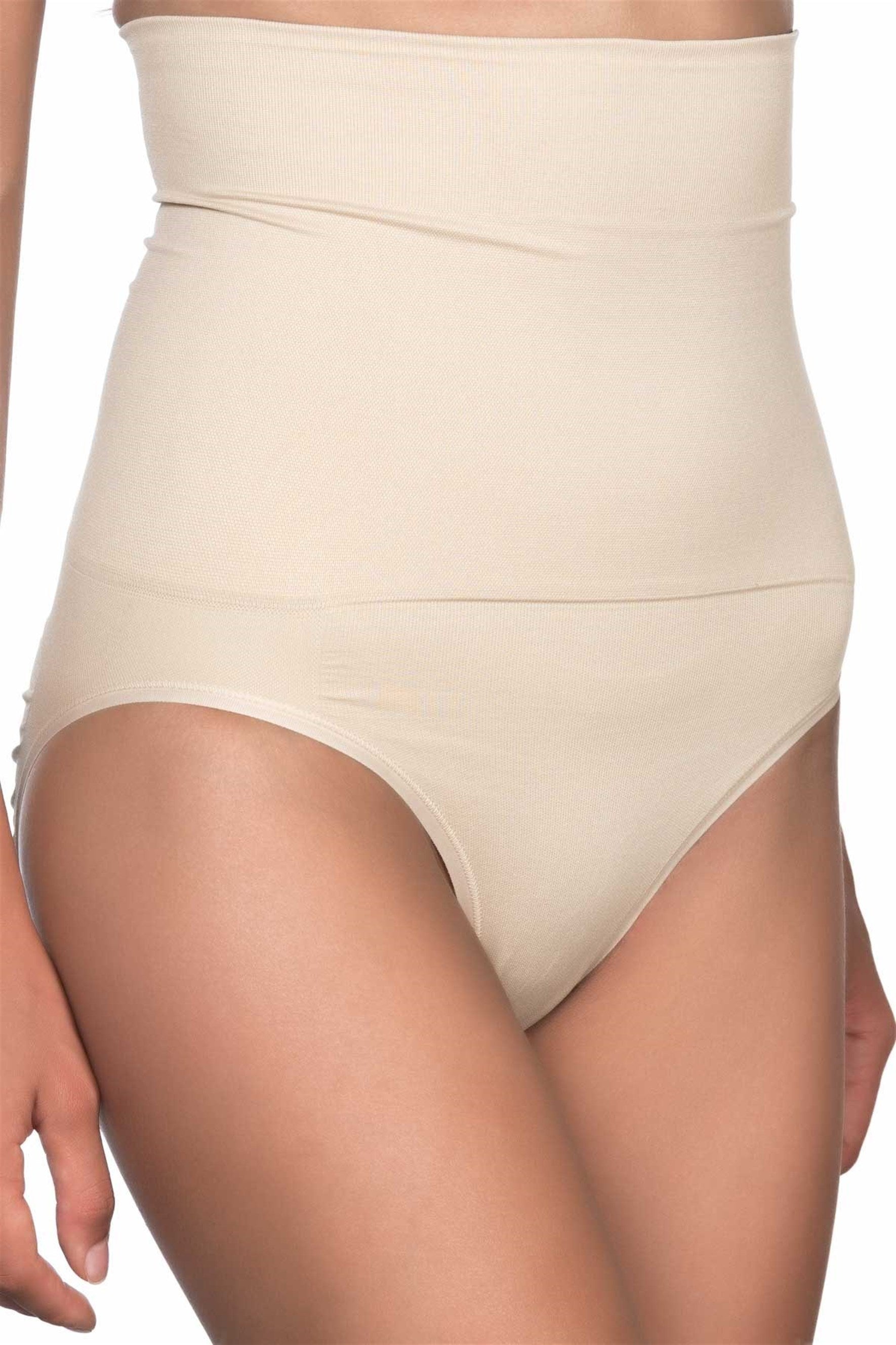  2009 Dikişsiz Yüksek Bel Double Slip Lohusa Korse - Lohussa