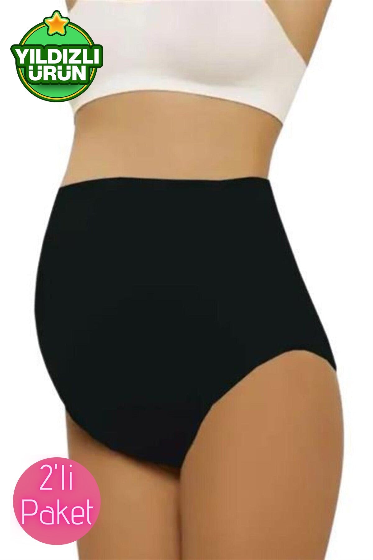 2'li Paket Toparlayıcı Hamile Slip Külot - 5210