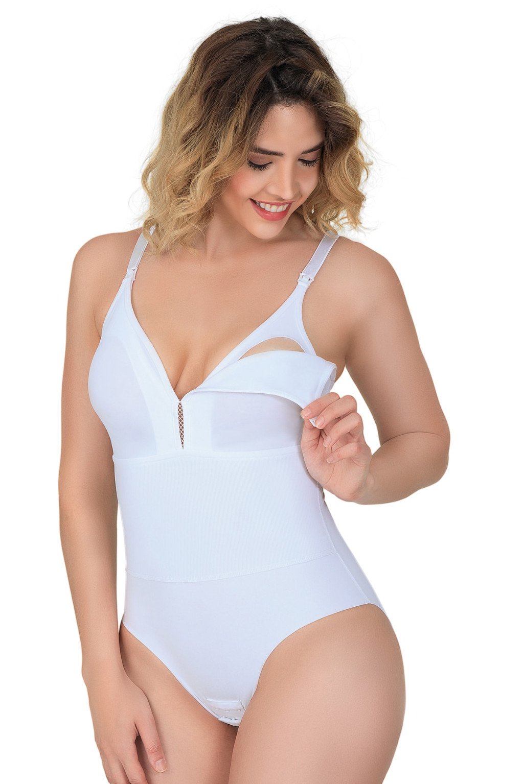 Lohussa 2944 Sırt Destekli Body Korse Emzirme Atleti - Lohussa